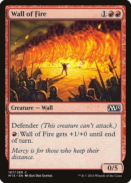 Wall of Fire, Magic 2015 (M15) 167