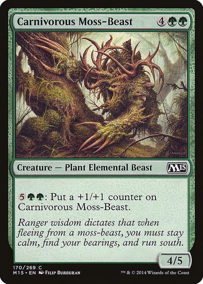 Carnivorous Moss-Beast, Magic 2015 (M15) 170