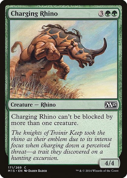 Charging Rhino, Magic 2015 (M15) 171
