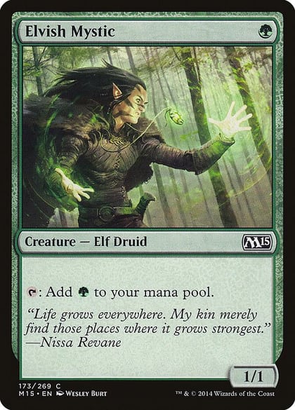 Elvish Mystic, Magic 2015 (M15) 173