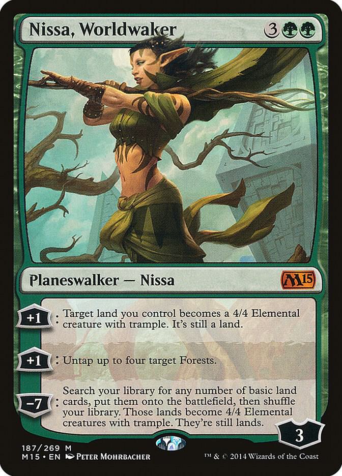 Nissa, Worldwaker, Magic 2015 (M15) 187