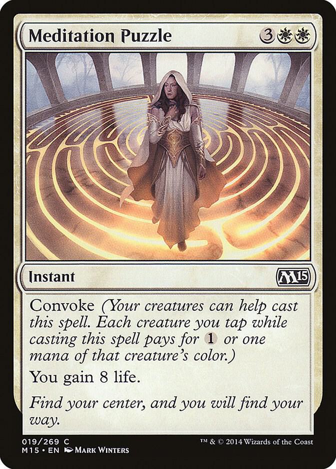 Meditation Puzzle, Magic 2015 (M15) 19