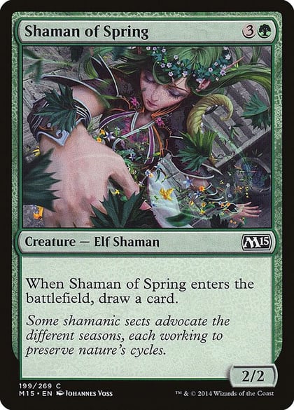 Shaman of Spring, Magic 2015 (M15) 199