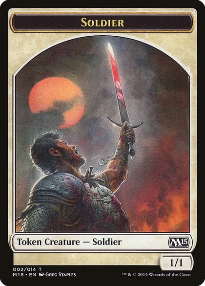 Soldier Token, Magic 2015 (M15) 2