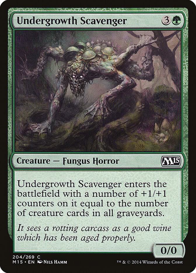 Undergrowth Scavenger, Magic 2015 (M15) 204