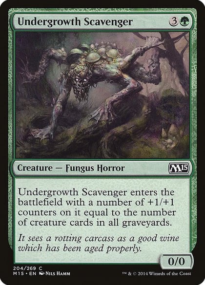 Undergrowth Scavenger, Magic 2015 (M15) 204
