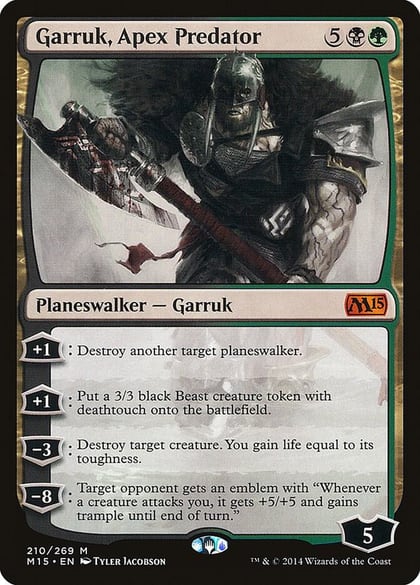 Garruk, Apex Predator, Magic 2015 (M15) 210