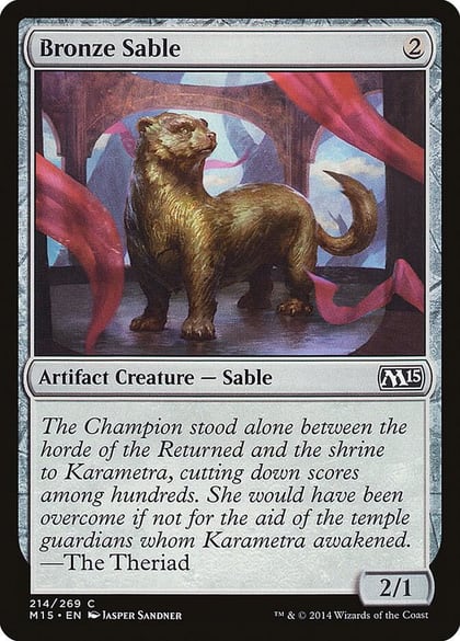 Bronze Sable, Magic 2015 (M15) 214
