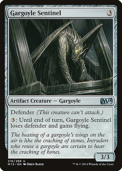 Gargoyle Sentinel, Magic 2015 (M15) 216