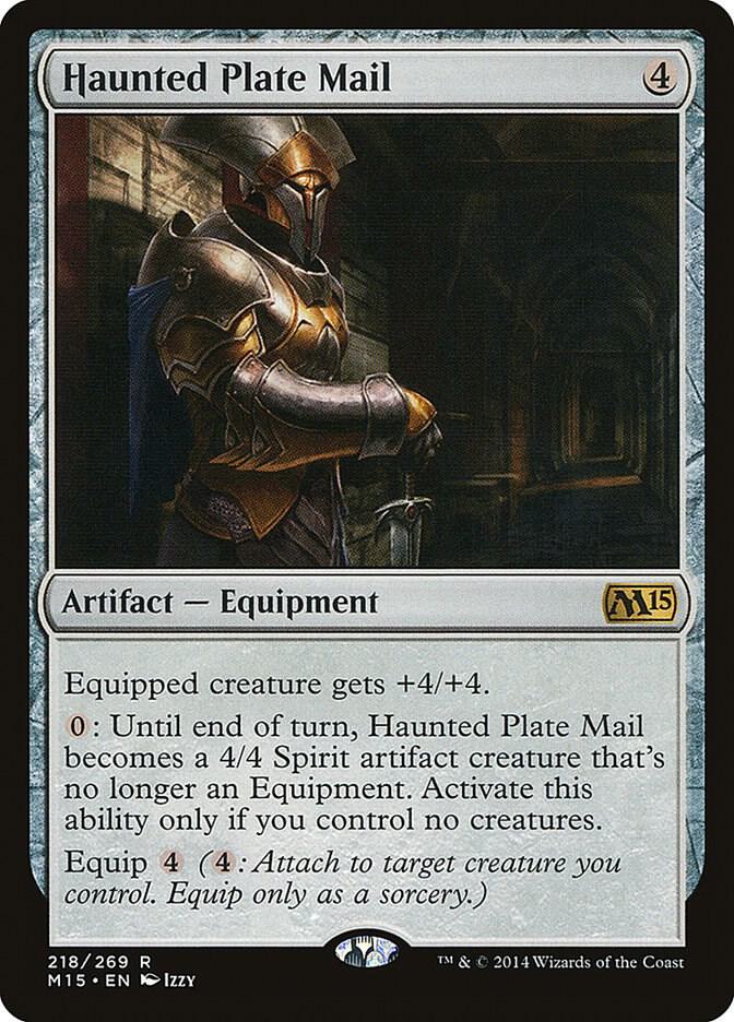 Haunted Plate Mail, Magic 2015 (M15) 218