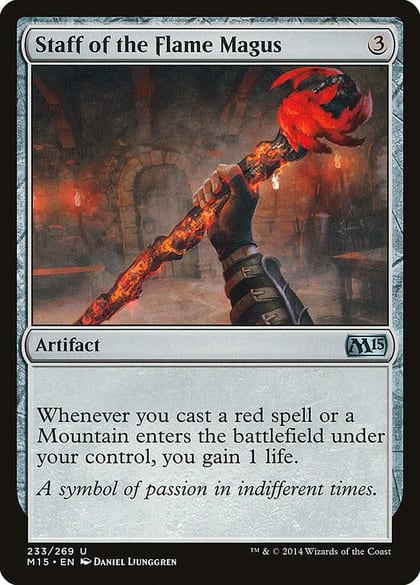 Staff of the Flame Magus, Magic 2015 (M15) 233