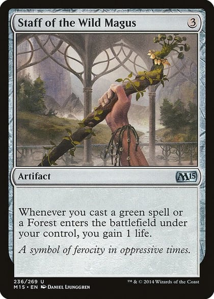 Staff of the Wild Magus, Magic 2015 (M15) 236