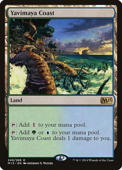 Yavimaya Coast, Magic 2015 (M15) 249