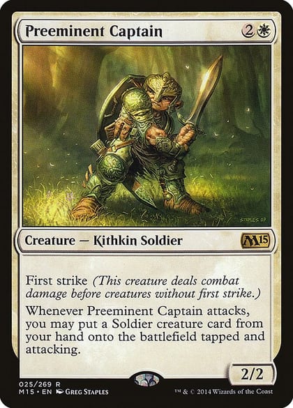 Preeminent Captain, Magic 2015 (M15) 25