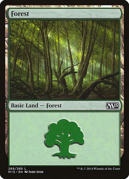 Forest (266), Magic 2015 (M15) 266