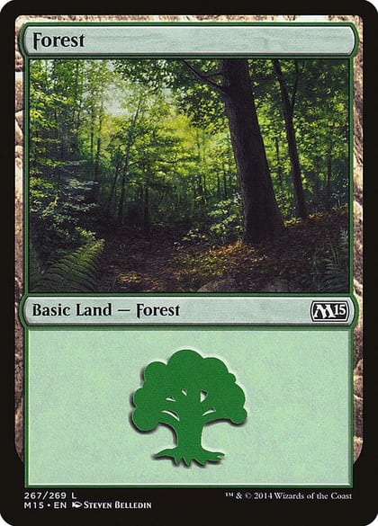 Forest (267), Magic 2015 (M15) 267