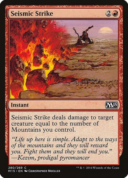 Seismic Strike, Magic 2015 (M15) 280