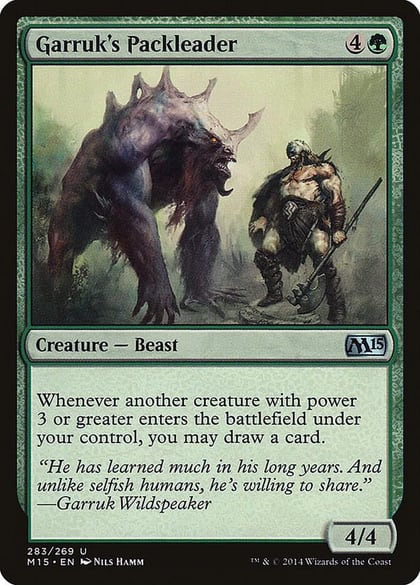 Garruk's Packleader, Magic 2015 (M15) 283