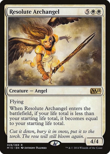 Resolute Archangel, Magic 2015 (M15) 28