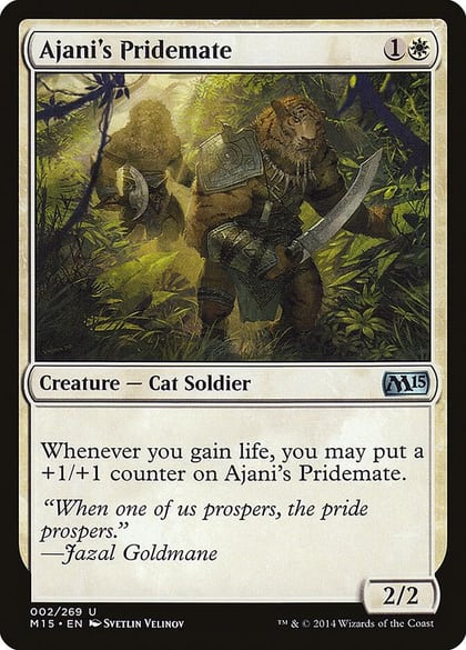 Ajani's Pridemate, Magic 2015 (M15) 2