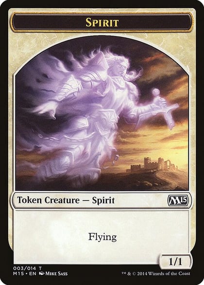 Spirit Token, Magic 2015 (M15) 3