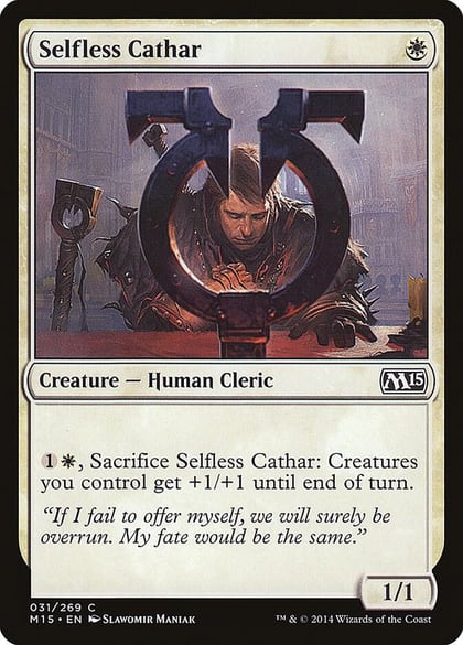 Selfless Cathar, Magic 2015 (M15) 31