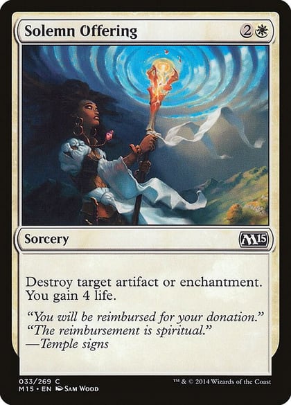 Solemn Offering, Magic 2015 (M15) 33