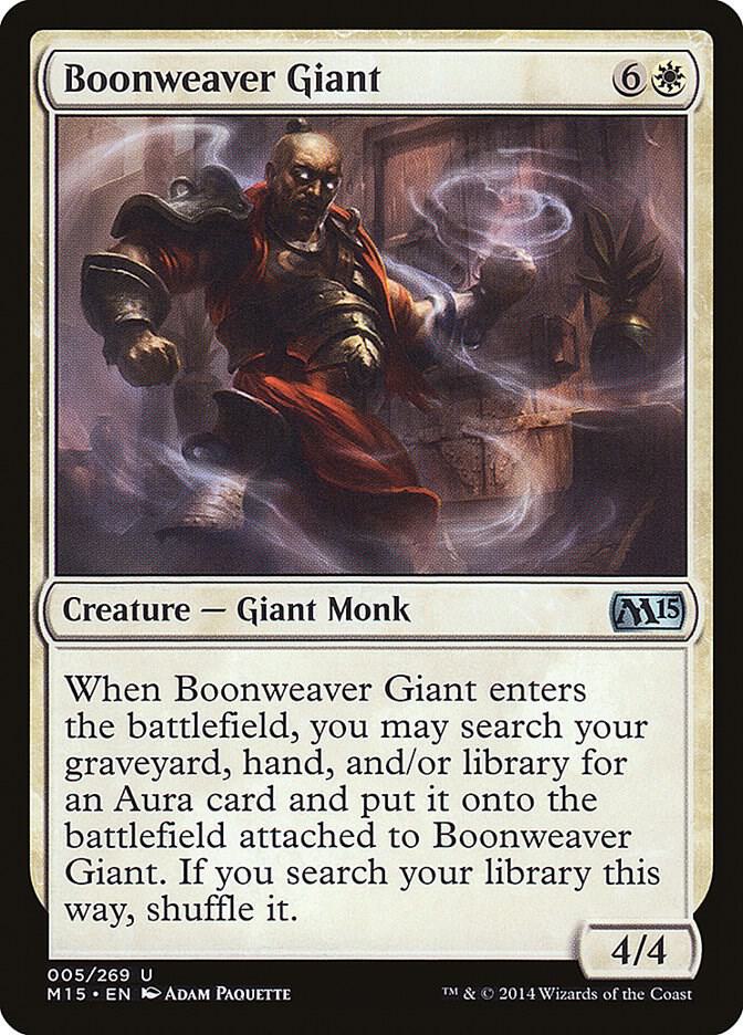 Boonweaver Giant, Magic 2015 (M15) 5