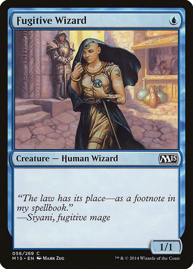Fugitive Wizard, Magic 2015 (M15) 56