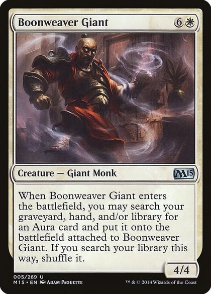 Boonweaver Giant, Magic 2015 (M15) 5