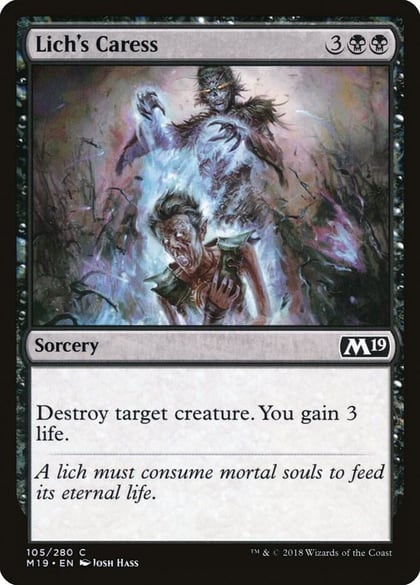 Lich's Caress, Core Set 2019 105