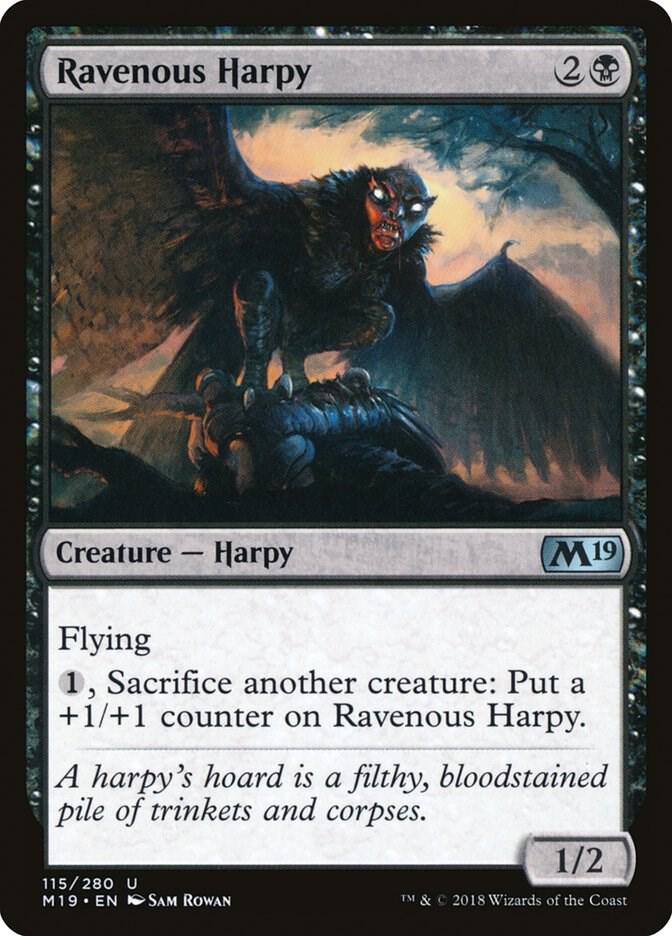 Ravenous Harpy, Core Set 2019 115