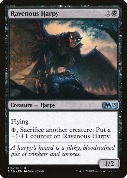 Ravenous Harpy, Core Set 2019 115
