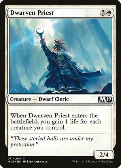 Dwarven Priest, Core Set 2019 11