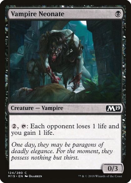 Vampire Neonate, Core Set 2019 124