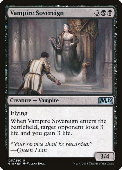 Vampire Sovereign, Core Set 2019 125