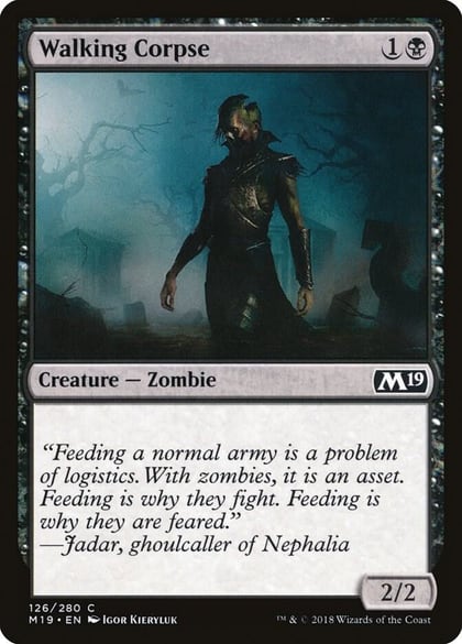 Walking Corpse, Core Set 2019 126