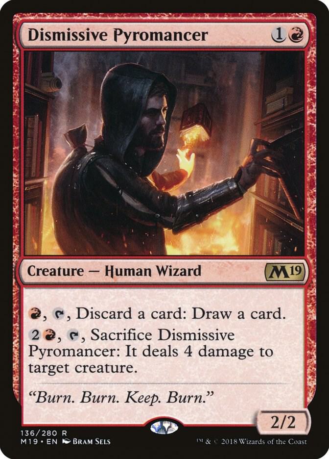 Dismissive Pyromancer, Core Set 2019 136