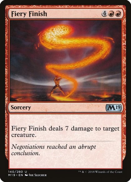 Fiery Finish, Core Set 2019 140