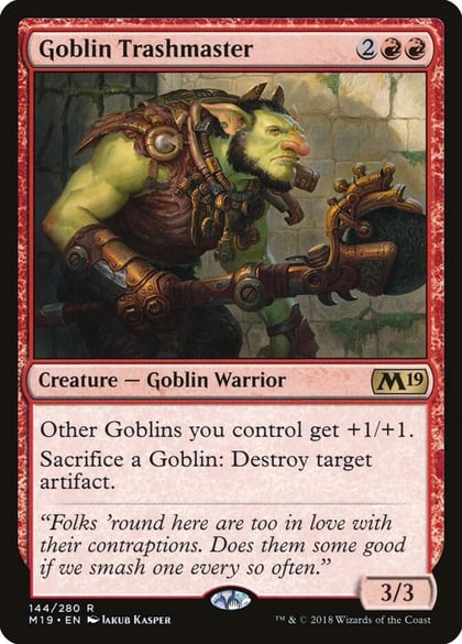 Goblin Trashmaster, Core Set 2019 144