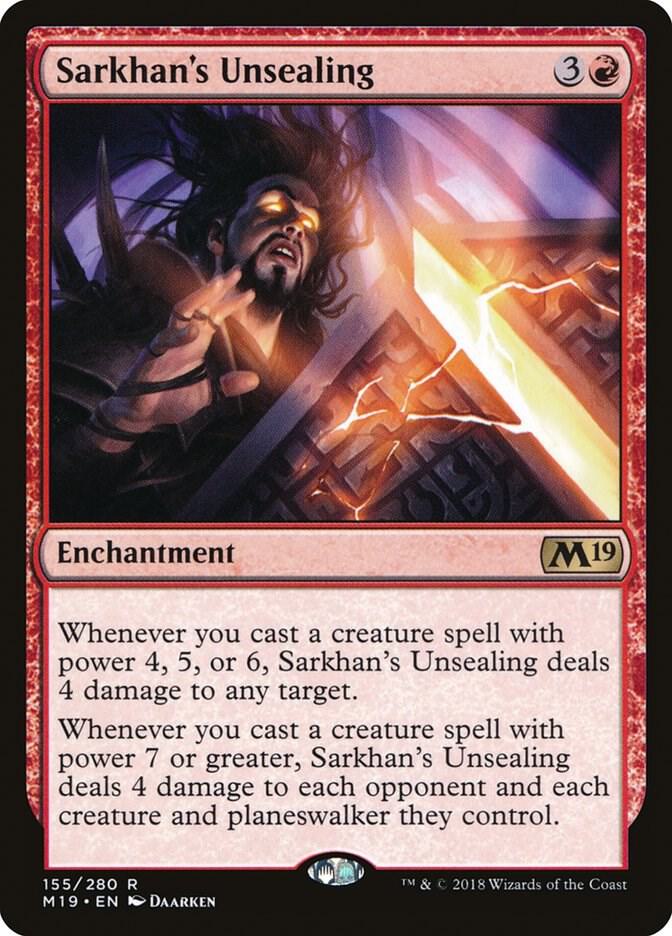 Sarkhan's Unsealing, Core Set 2019 155