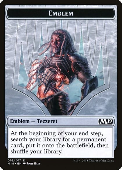 Emblem - Tezzeret, Artifice Master, Core Set 2019 16