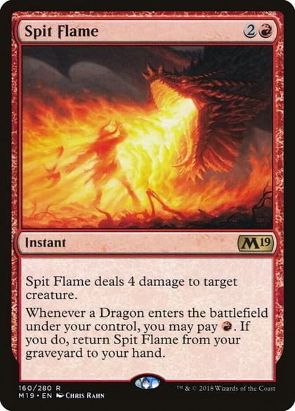Spit Flame, Core Set 2019 160