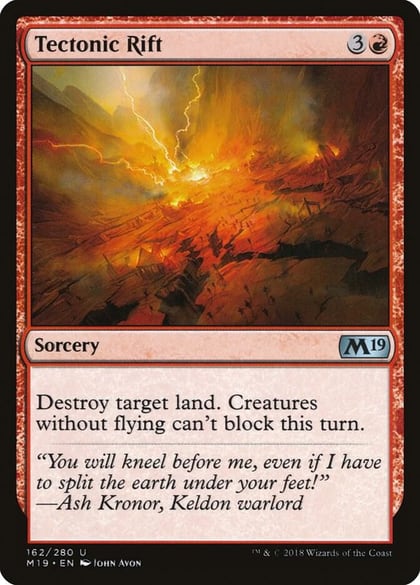 Tectonic Rift, Core Set 2019 162