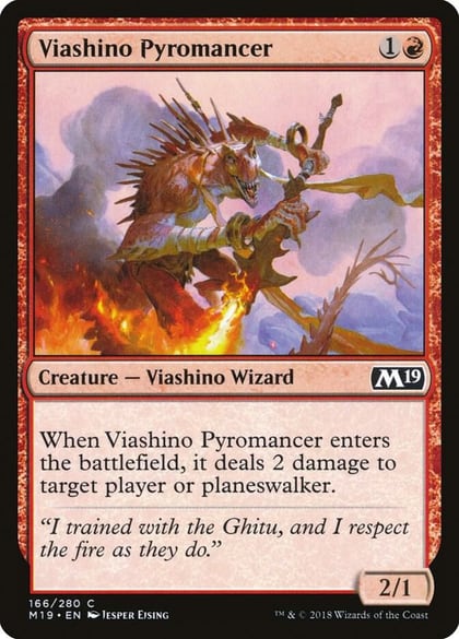 Viashino Pyromancer, Core Set 2019 166