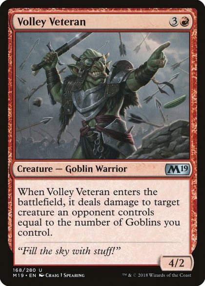 Volley Veteran, Core Set 2019 168