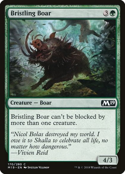 Bristling Boar, Core Set 2019 170
