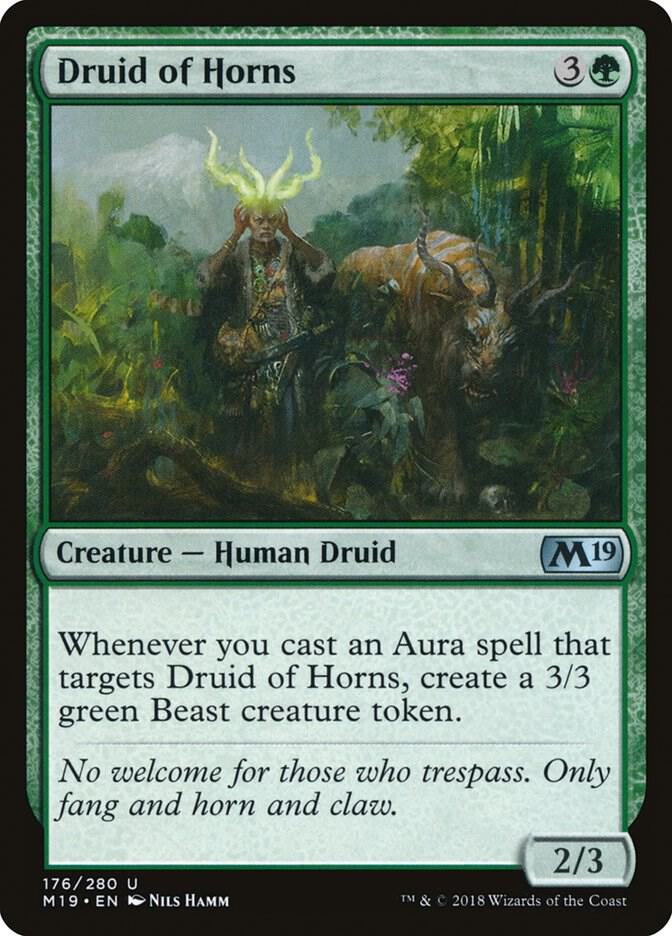 Druid of Horns, Core Set 2019 176