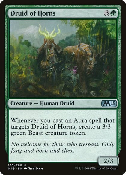 Druid of Horns, Core Set 2019 176