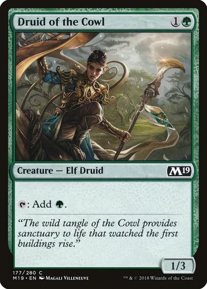 Druid of the Cowl, Core Set 2019 177